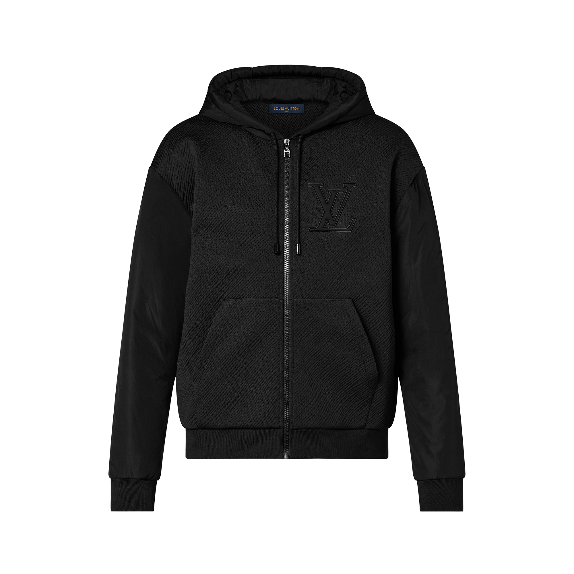 Hybrid Zipped Technical Cotton Hoodie ReadytoWear 1AFAYM LOUIS